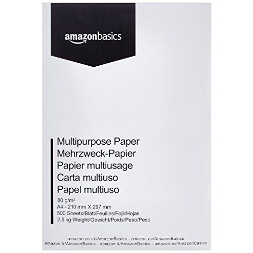 Kopierpapier A4 Amazon Basics Druckerpapier, DIN A4, 80 g/m²