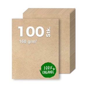 Kraftpapier TK Gruppe Timo Klingler 100x 160 g/m² DIN A4, 100x