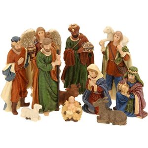 Krippenfigur Spetebo Weihnachtskrippe Figuren 11 Teile