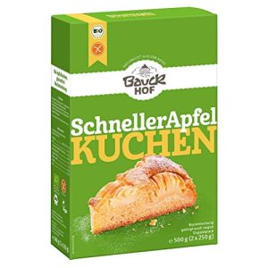 Kuchen-Backmischung Bauckhof Apfel, glutenfrei 500 g Bio