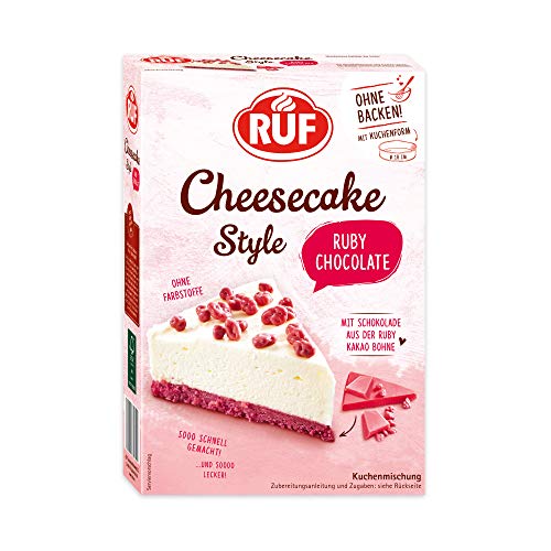 Kuchen-Backmischung RUF Ruby Chocolate Cheesecake