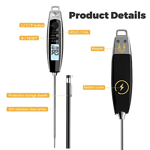 Küchenthermometer für Flüssigkeiten DOQAUS Digital, IPX6