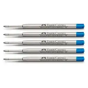 Kugelschreibermine Faber-Castell 148741, M, blau, 5er Packung