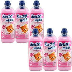 Kuschelweich-Weichspüler Kuschelweich Pink Kiss 6 x 1 Liter