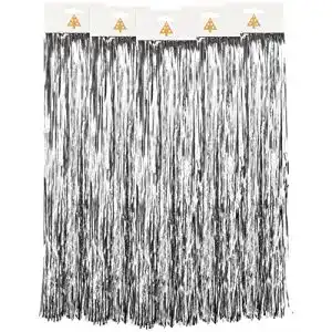 Lametta PartyMarty 5 Stück Spar-Pack: Silber 50cm