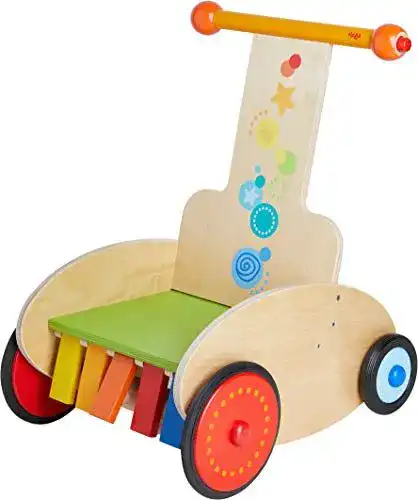 Lauflernwagen mit Bremse HABA 304793 Klackerflitzer