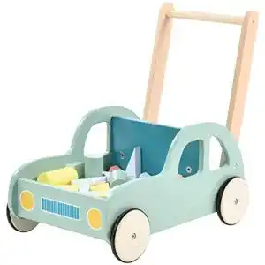 Lauflernwagen mit Bremse labebe Kinder Lauflernwagen Holz Auto