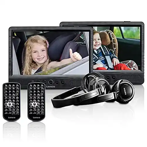 Lenco-DVD-Player Lenco Tragbarer DVD-Player DVP-1045 Set
