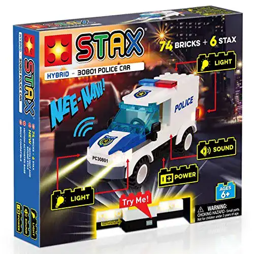 Light Stax Light Stax Hybrid Police Car 30801, Bausteinset