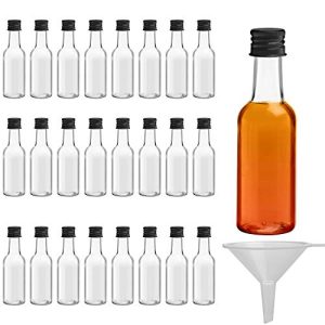 Likörflaschen BELLE VOUS Mini Fläschchen Kunststoff 24 Stk