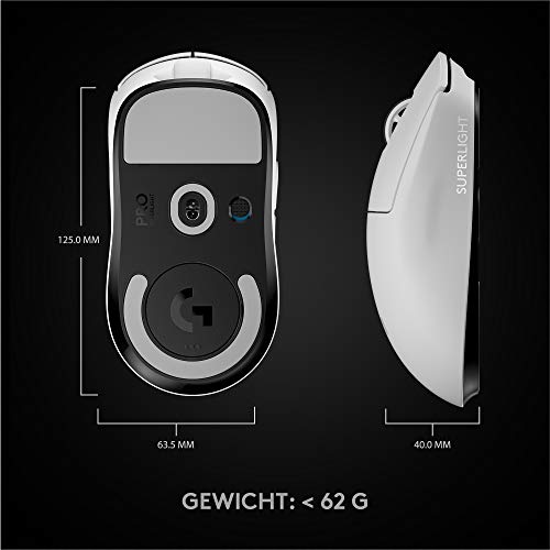 Logitech-Gaming-Maus Logitech G PRO X SUPERLIGHT, 25K Sensor