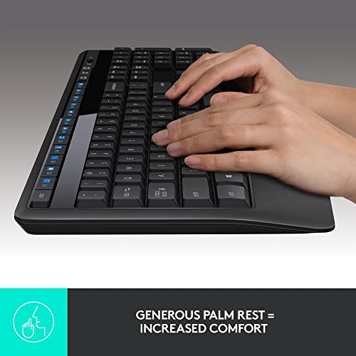 Logitech-Tastatur-Maus-Set Logitech MK345 Kabellos