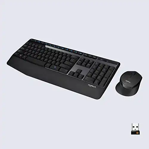 Die beste Logitech-Tastatur-Maus-Set Logitech MK345 Kabellos 2026 Test Bestseller Logitech-Tastatur-Maus-Set Logitech MK345 Kabellos