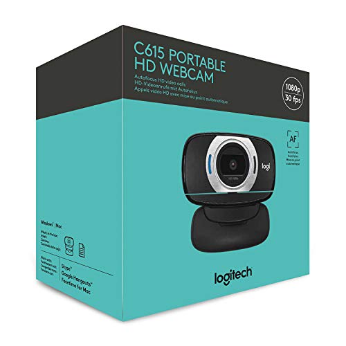 Logitech-Webcam Logitech C615 Mobile Webcam, Full-HD 1080p