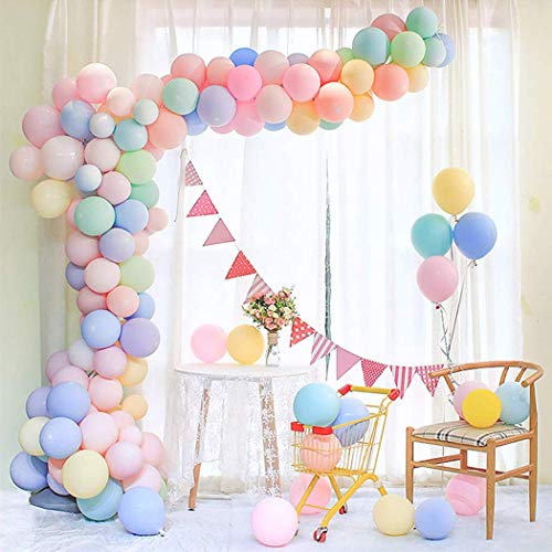 Luftballons GREMAG Macaron Ballon, Bunt Pastell, Latex