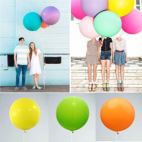 Luftballons O-Kinee 10 Stück Grosse Bunt 90cm ,36 Zoll Luftballon