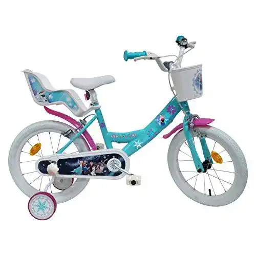 Mädchenfahrrad 16 Zoll Disney Mädchen Eiskönigin Kinderfahrrad