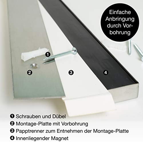 Magnetleiste Messer Moritz & Moritz ® zum Kleben oder Bohren