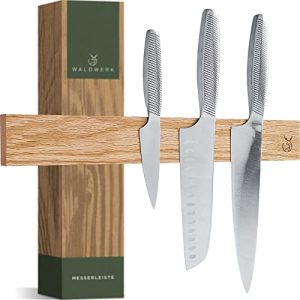 Magnetleiste Messer WALDWERK, 40x5cm, aus edlem Eichenholz