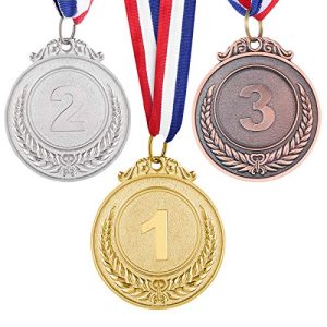 Medaille TOYANDONA 3 Stück Metall Gewinner Gold Silber Bronze