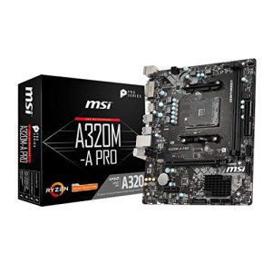 Micro-ATX-Mainboard MSI Mainboard AM4 Micro ATX AMD A320