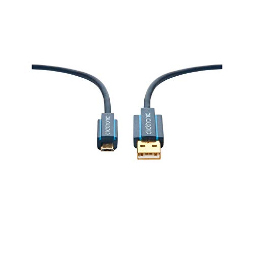 Micro-USB-Kabel Clicktronic Micro USB 2.0 Adapterkabel, 1,0 m