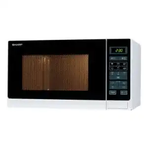 Mikrowelle 25 Liter SHARP R342WW Solo-Mikrowelle LED-Display
