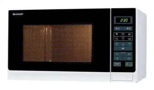 Mikrowelle 25 Liter SHARP R342WW Solo-Mikrowelle LED-Display