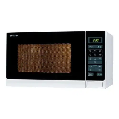 Mikrowelle 25 Liter SHARP R342WW Solo-Mikrowelle LED-Display