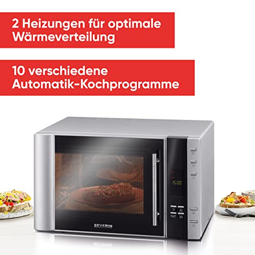 Mikrowelle 30 Liter SEVERIN 3-in-1 Mikrowelle mit Grill