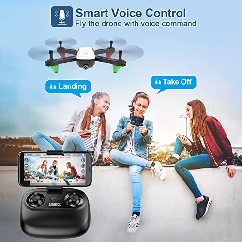 Mini-Drohne mit Kamera SANROCK U52, 1080P HD, für Kinder