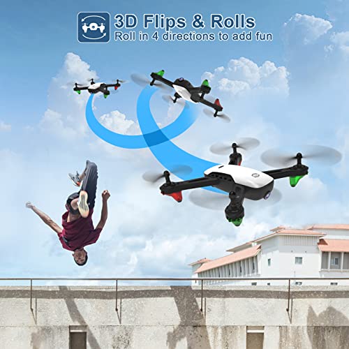 Mini-Drohne mit Kamera SANROCK U52, 1080P HD, für Kinder