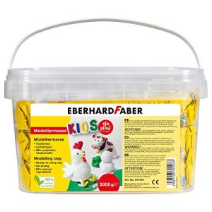 Modelliermasse Eberhard Faber 570103 EFAPlast Kids, weiß, 3 kg