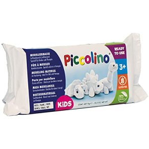 Modelliermasse Piccolino Bastelbedarf PICCOLINO 1kg weiß