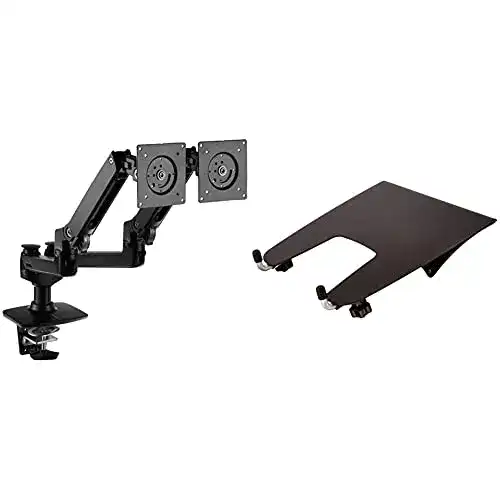 Monitorhalterung (2 Monitore) Amazon Basics, Side-by-Side
