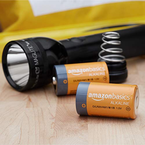 Mono-Batterie Amazon Basics Everyday Alkalibatterien, 12 Stück