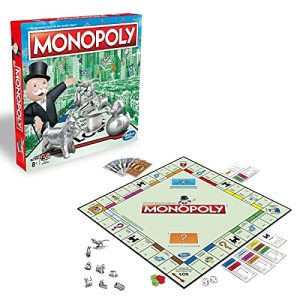 Monopoly Hasbro Classic, Gesellschaftsspiel Erwachsene & Kinder