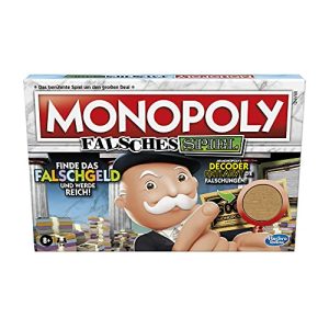 Monopoly Hasbro Falsches Spiel, Brettspiel für Familien und Kinder