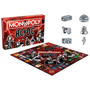 Monopoly Winning Moves 33152 Ac/Dc Board Game
