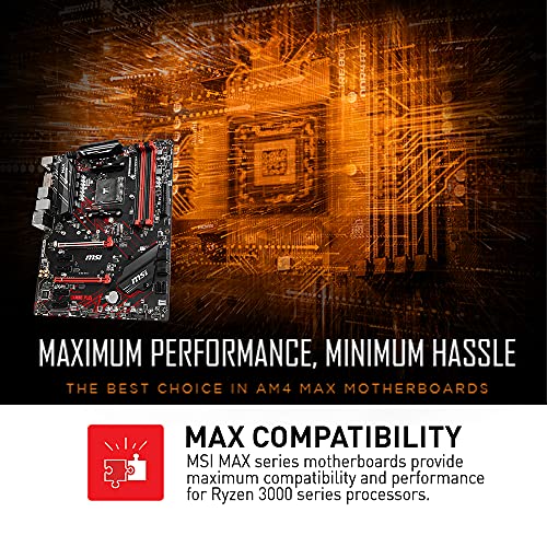 MSI-Mainboard MSI B450 GAMING PLUS MAX ATX, AMD AM4