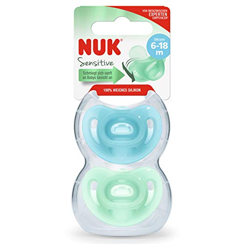 NUK-Schnuller NUK Sensitive Schnuller 6-18 Monate Silikon