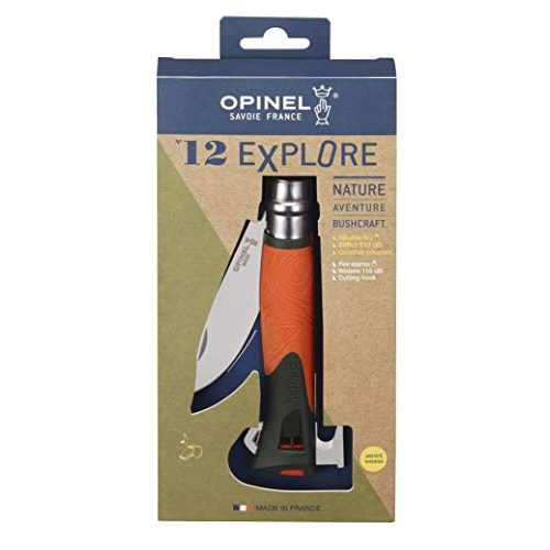 Opinel-Messer Opinel Nr. 12 Explore Sandvik-Stahl 12C27, Rostfrei