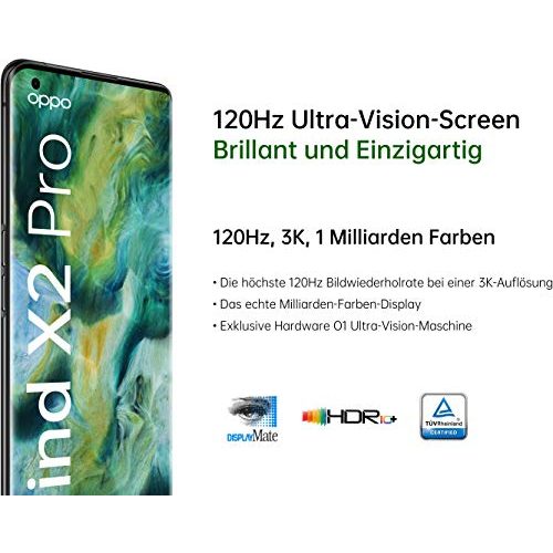 Oppo-Handy OPPO Find X2 Pro Smartphone 6,7 Zoll 512 GB