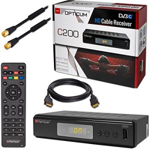 Opticum-Receiver HB-DIGITAL Kabel Receiver Kabelreceiver DVB-C