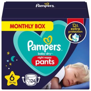Pampers-Windel Pampers Baby-Dry Night Windeln Größe 6