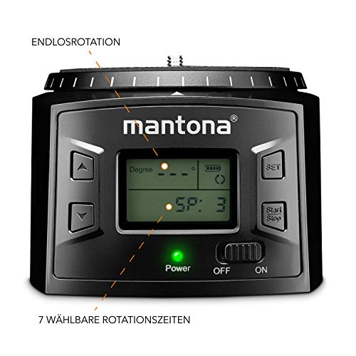 Panoramakopf Mantona Turnaround 360 Advanced 3, elektrisch