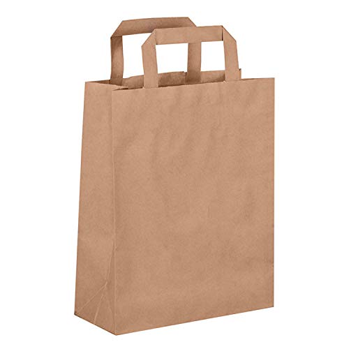 Die beste papiertragetasche dila gmbh 50 in braun henkeltaschen Bestsleller kaufen