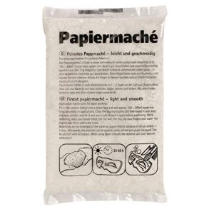 Pappmaché Glorex 6 0902 02 Papiermaché elfenbein, 200 g