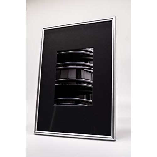 Passepartout LIVINGTREE ® 5X schwarz, Außengröße: 10×10 cm