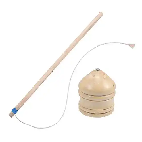 Peitschenkreisel LIOOBO Holz Kreisel Kinder Neuheit Gyro Peg-Top